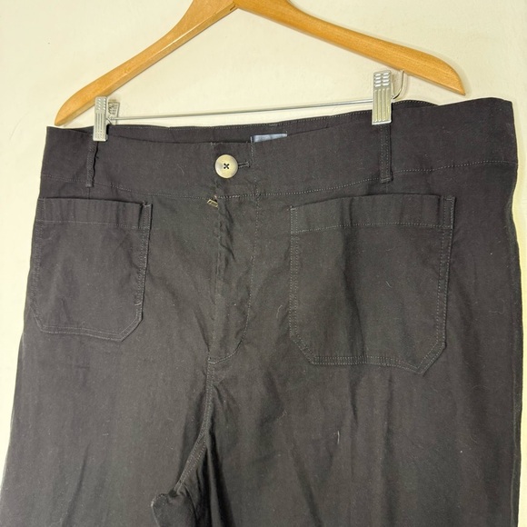 Maeve The Colette Wide Leg Pants Black Size 18 High Rise - Picture 7 of 8